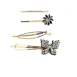 Hair Bluez butterfly flower Hair Accessories (4 PCS)